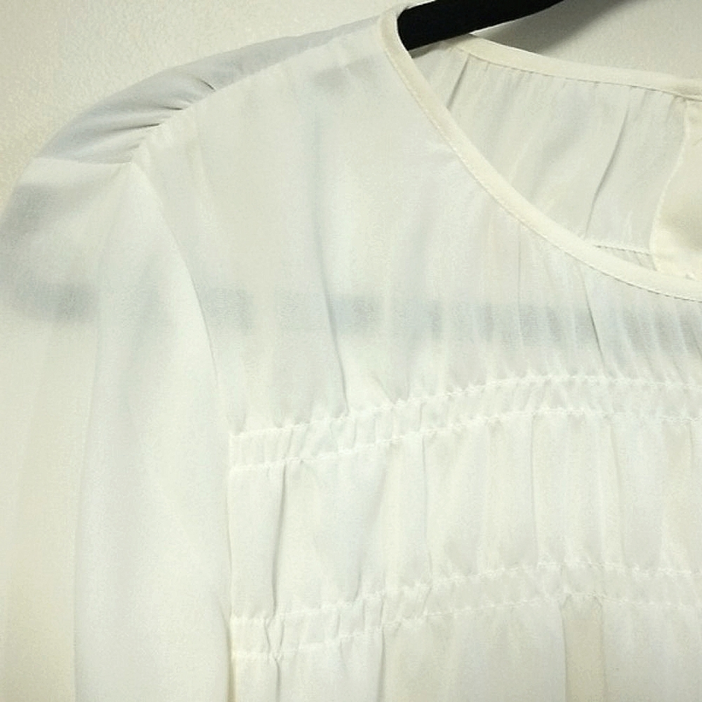 Club Monaco Semi Sheer Blouse - Picture 5 of 11
